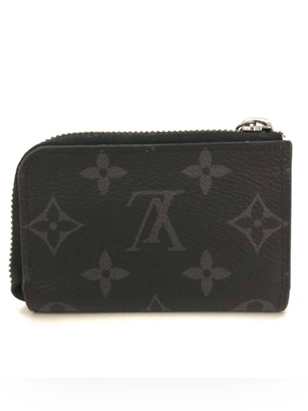 ✨🛍️ Louis Vuitton Monogram Eclipse Zip Around Coin Pouch Card Holder - Picture 4 of 6